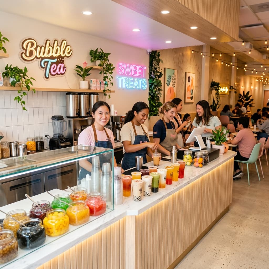 Bubble Tea Shops - Jomeat POS Solution